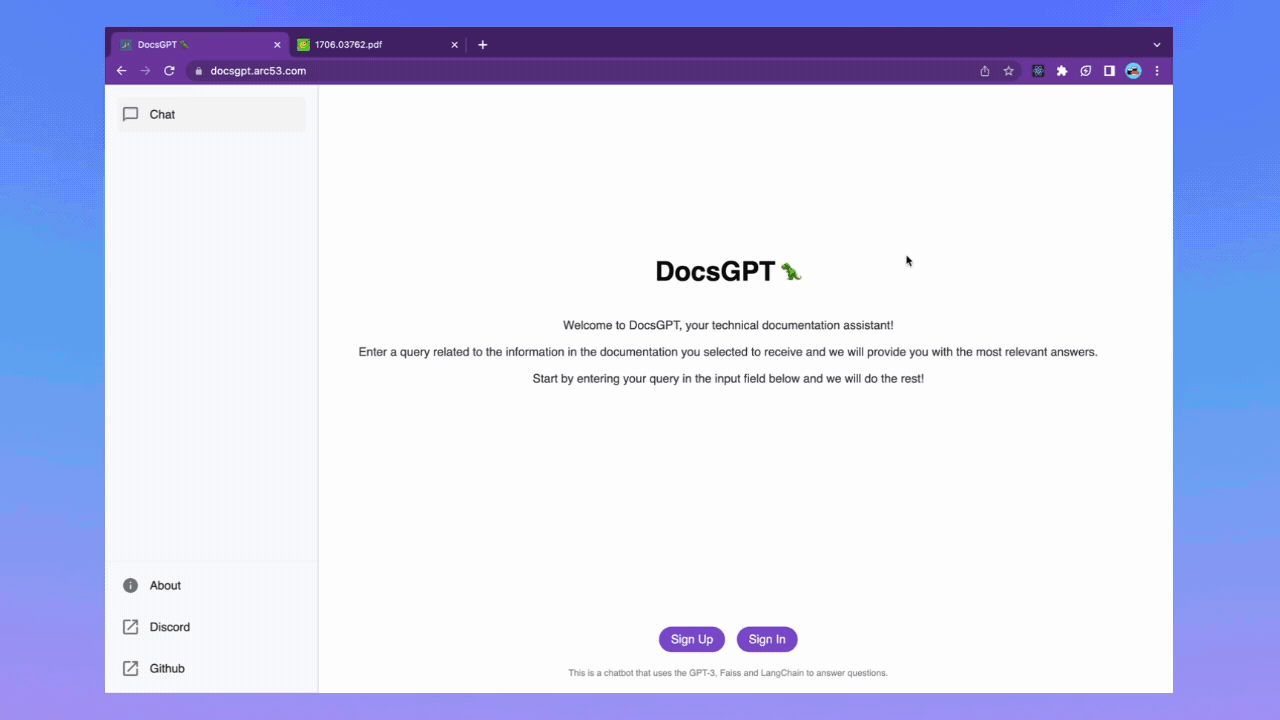 DocsGPT is an open-source documentation assistant designed to streamline the process of finding information within project documentation.